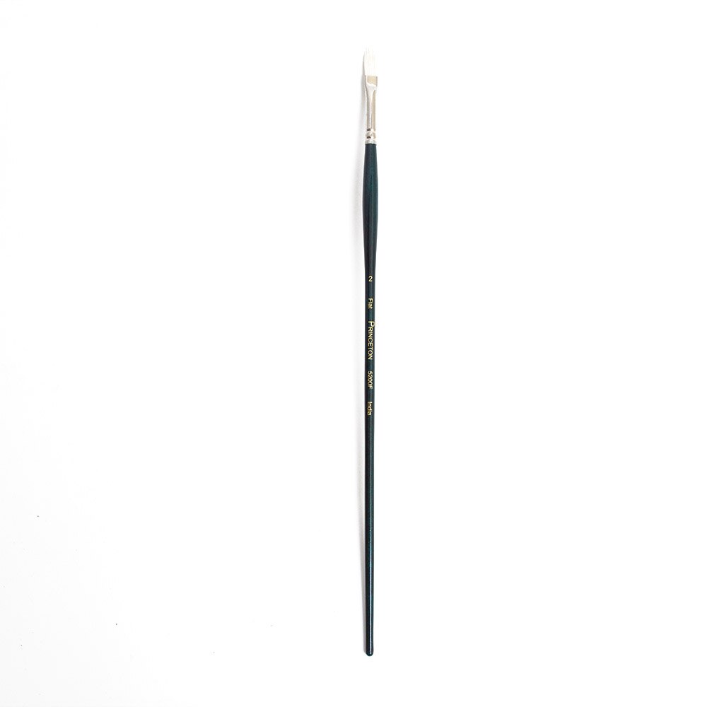 Princeton, Brushes, Art & School, 5200, Ashley, Natural, Bristle, 105318, Flat, 2